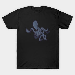 Mysterious Blue Octopus T-Shirt